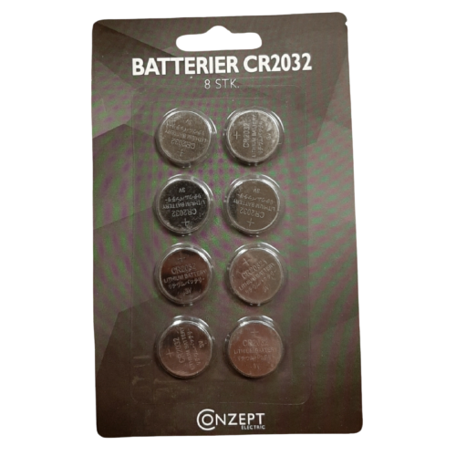 Conzept - CR2032 Batterier - 8 Stk.